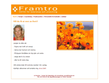 Tablet Screenshot of framtro.se